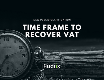 The time frame for recovering Input Tax in the UAE