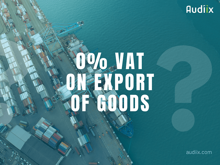 VAT zero-rating on export of goods