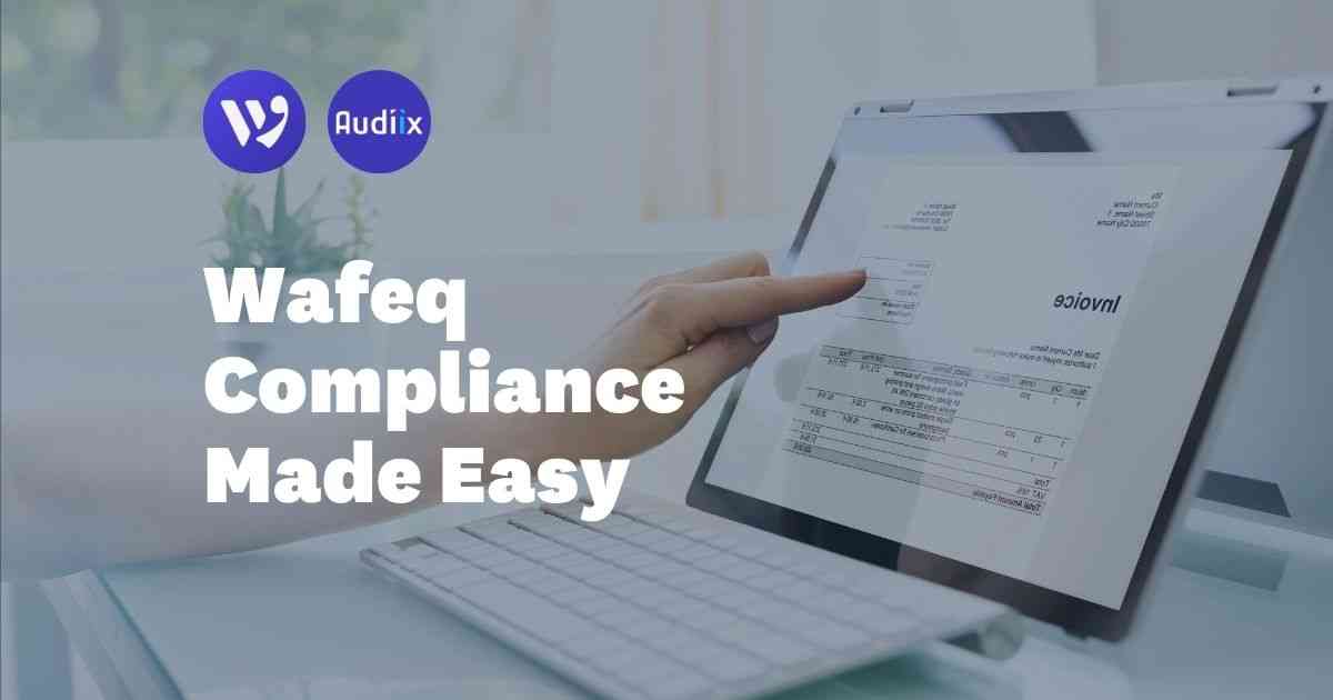Image showcasing Wafeq's compliance and e-invoicing software for streamlined accounting solutions in UAE and KSA
