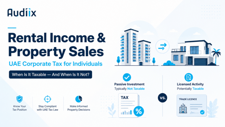 UAE Corporate Tax on Real Estate Income for Individuals: When Rental and Property Income Is Not Taxable