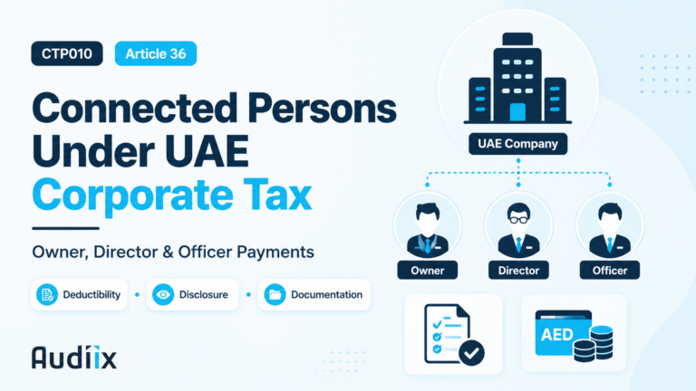 UAE Corporate Tax Connected Person Rules: Owner, Director and Officer Payments