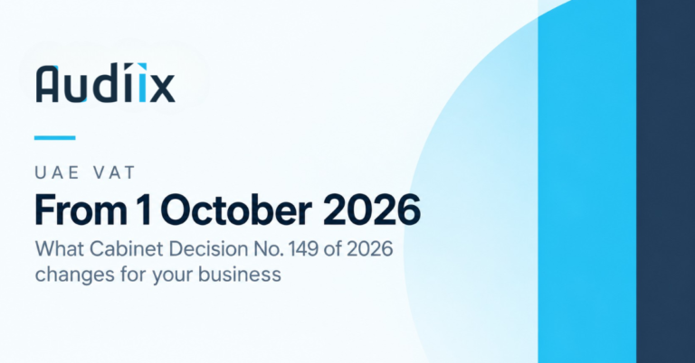UAE VAT changes from 1 October 2026: what Cabinet Decision No. 149 of 2026 means for your business